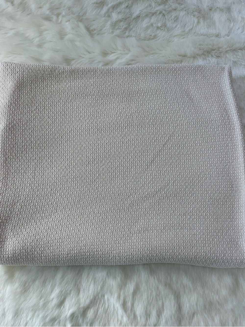 Charter Club 100% cotton  waffles Blanket  Made in USA 90”x105”  king